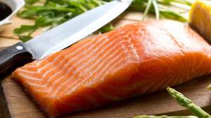 Salmon fatty foods
