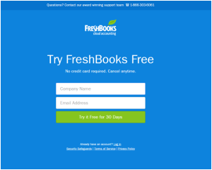 Create a FreshBooks account invoice
