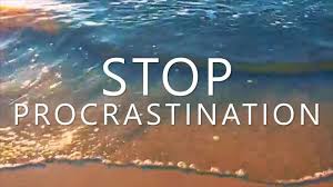 Stop procrastinating be happy
