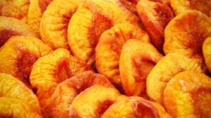 Dried Peaches iron rich foods