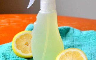 Use a lemon cleaner and Be Happy household chores