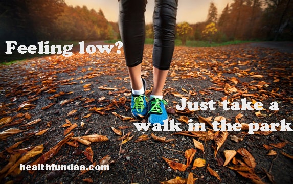 Feeling low? Just take a walk in the park